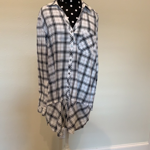 Two JJill flannel tops - Picture 2 of 9